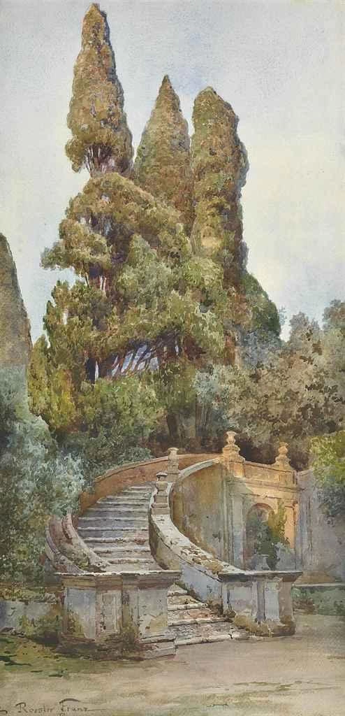 Scalinata nel parco